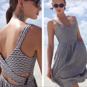 Anthropologie Criss Cross Back Dress 